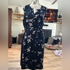Floral Navy Dress